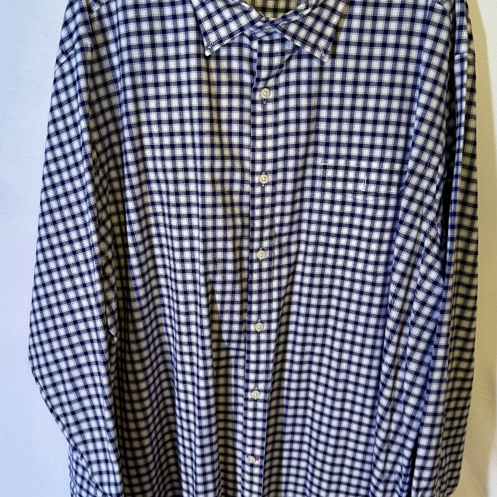 Daniel Cremieux Navy & White Gingham Button-Down